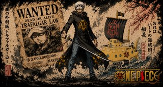 Playmat One Piece TCG Trafalgar Law