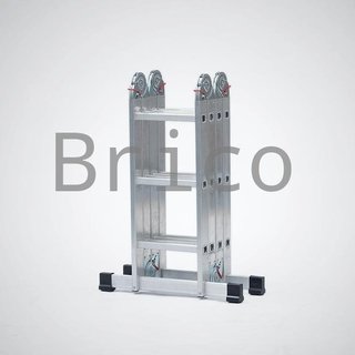 Escalera Multiflex Aluminio Profesional 4x3 Peldaños