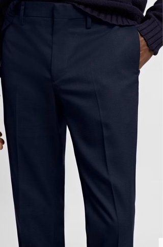 Traje azul marino mango caballero