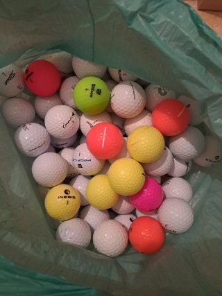 Pack 100 Bolas Golf Variadas