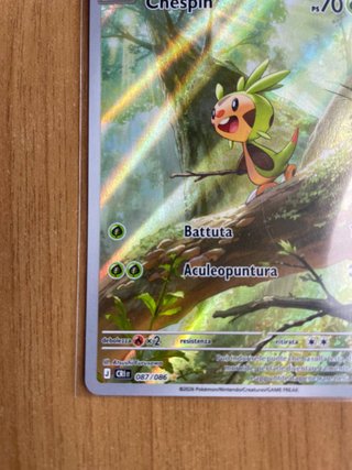 Pokémon Chespin 087 Near Mint Italiano CRI 087/086