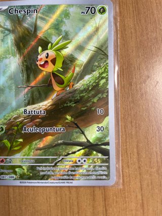Pokémon Chespin 087 Near Mint Italiano CRI 087/086