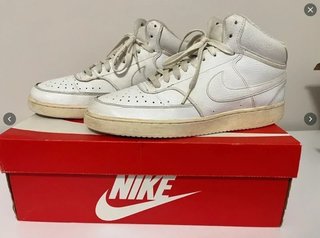 Zapatillas Nike Media Caña Blancas