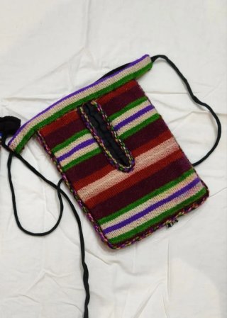 Faldiquera traje regional multicolor