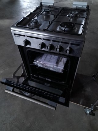 Cocina de gas con cristal templado