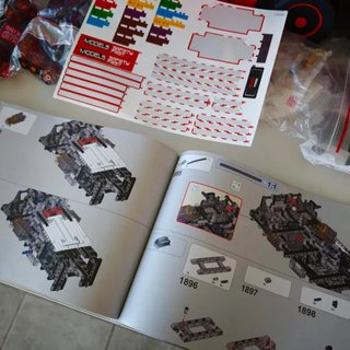 10996 Pcs Mould King 19008 Camión Grúa