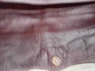 Bolso de piel auténtica marrón