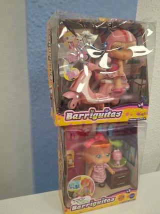 Barriguitas Muñeca con Scooter y Mascota