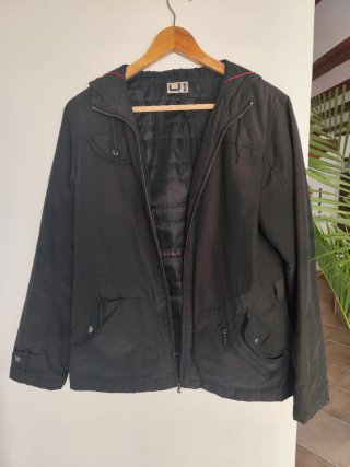 Parka ligera Adolfo Domínguez Negra