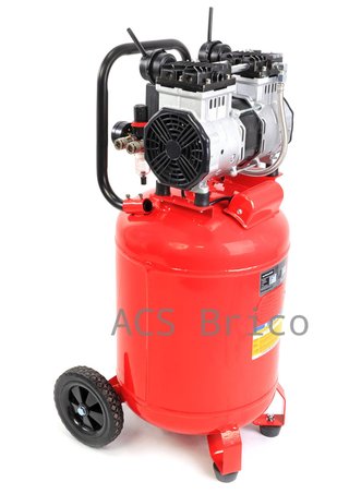 Compresor de Aire Silencioso Vertical 50L - 2 Hp - 09341 - Mader