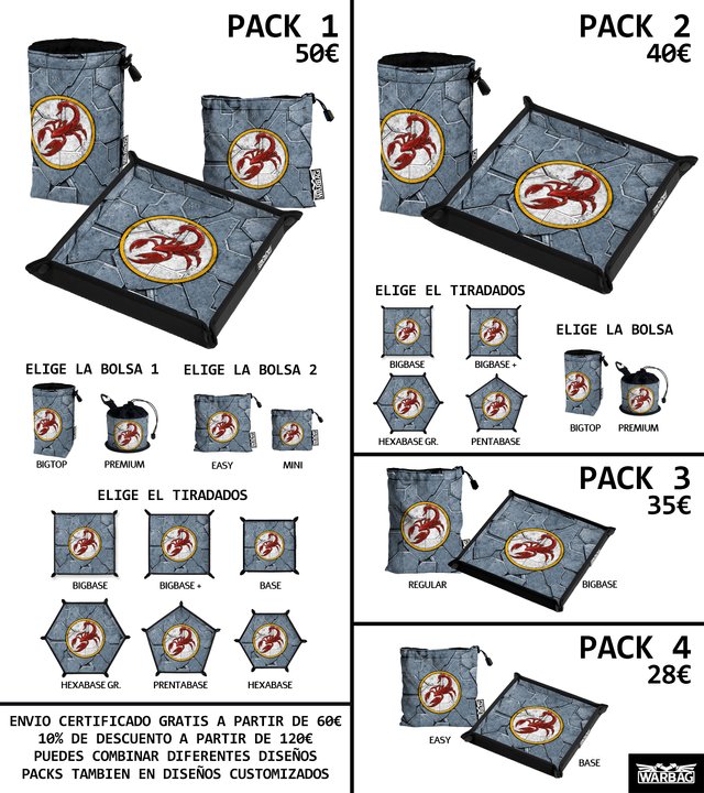 Bolsa para dados Red Scorpions | Más modelos disp.