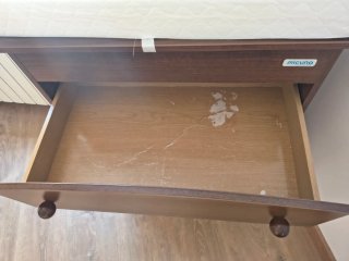 Cómoda bebé madera con cambiador