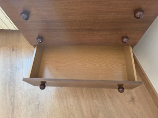 Cómoda bebé madera con cambiador