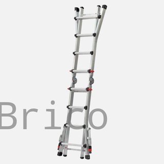 Escalera Telescópica Aluminio 5+5 Peldaños Teleflex