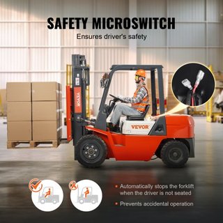 Asiento Universal Tracor, Asiento de Cortacésped con Microinterruptor y Orificios de Drenaje, Asiento de Tractor de Ranura Extendida de 6.3-13.4 pulgadas para Cargadora de Tractor Excavadora