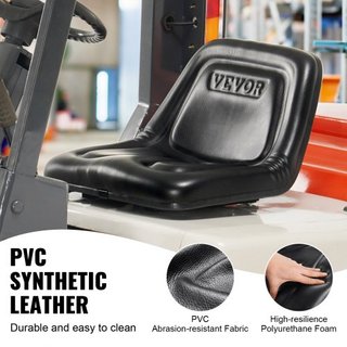 Asiento Universal Tracor, Asiento de Cortacésped con Microinterruptor y Orificios de Drenaje, Asiento de Tractor de Ranura Extendida de 6.3-13.4 pulgadas para Cargadora de Tractor Excavadora