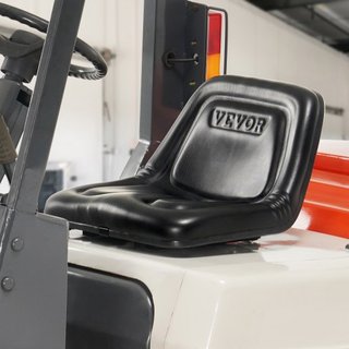Asiento Universal Tracor, Asiento de Cortacésped con Microinterruptor y Orificios de Drenaje, Asiento de Tractor de Ranura Extendida de 6.3-13.4 pulgadas para Cargadora de Tractor Excavadora