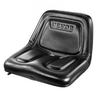 Asiento Universal Tracor, Asiento de Cortacésped con Microinterruptor y Orificios de Drenaje, Asiento de Tractor de Ranura Extendida de 6.3-13.4 pulgadas para Cargadora de Tractor Excavadora
