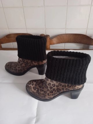Botines Q C Italy Animal Print