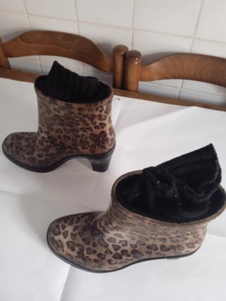 Botines Q C Italy Animal Print