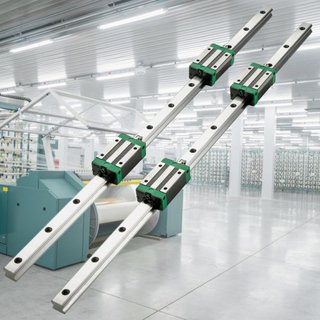 3PCS Riel Lineal 2-167.6 cm(0.78-66 Pulgadas), Cojinetes y Rieles Lineales con 4PCS Bloque de Cojinete HSR20, Rieles de Deslizamiento de Movimiento Lineal para Routers CNC, Torno, Fresadoras, Kit ...