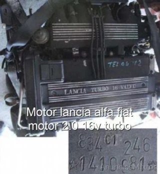 Motor lancia alfa fiat motor 2.0 16v turbo