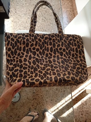 Bolso Tote H&M Animal Print