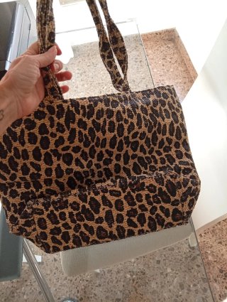 Bolso Tote H&M Animal Print