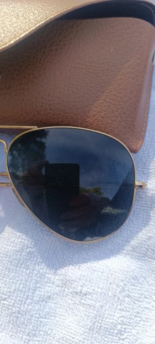 Ray-Ban Aviador RB3025 Polarizadas Dorado verde