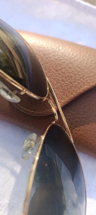 Ray-Ban Aviador RB3025 Polarizadas Dorado verde