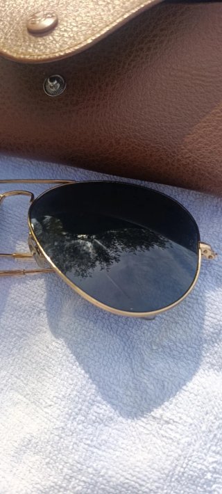 Ray-Ban Aviador RB3025 Polarizadas Dorado verde