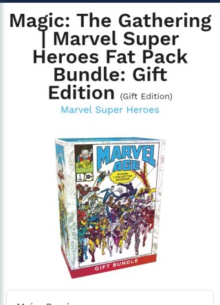 Magic The Gathering Marvel Super Heroes Fat Pack