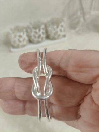 Pulsera nudo infinito plata esterlina ajustable