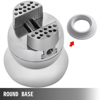 Morsa de Bola, Herramienta de Configuración de Grabado de 3", Morsa de Bloque de Grabado con Rotación de 360°, 30 PCS de Herramientas de Bloque de Grabado de Joyería, Bloque Estándar para Incrusta...