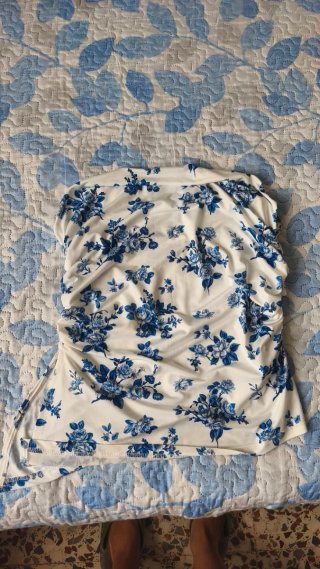 Top sin tirantes floral S