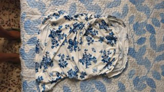 Top sin tirantes floral S