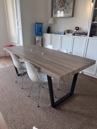 Mesa comedor TheMasie madera y metal