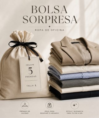 Borsa Sorpresa Abbigliamento da Ufficio Taglia L