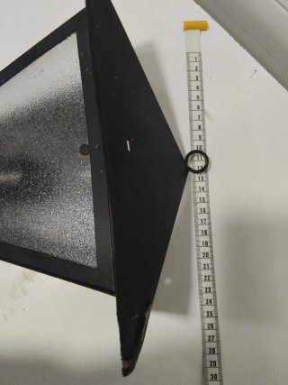 Farol antiguo forja cristal metal