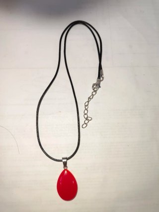 Colgante Jasper Rojo Piedra Natural