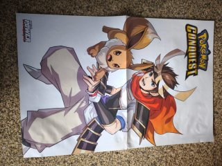 Poster Pokémon Conquest Eevee Samurai
