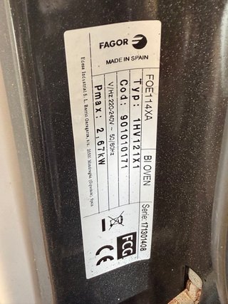 Horno Fagor 60cm Inox Multifunción 57L