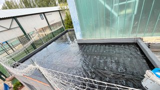 Instalación tela asfáltica cubiertas.impermeabiliz