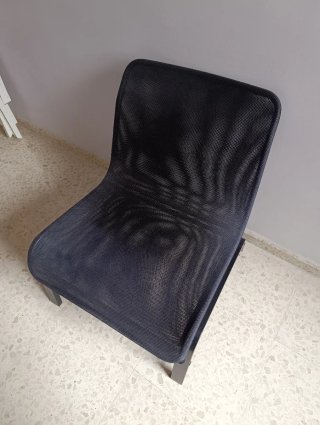 Juego 2 Sillas IKEA negras.