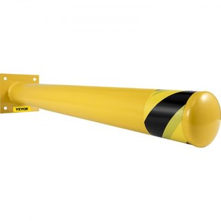 Bollard de Seguridad, Poste de Bollard de 36 Pulgadas de Altura, Poste de Bollard de Acero de 4.5 Pulgadas de Diámetro, Bollard de Acero Amarillo, Bollard de Seguridad de Acero con 8 Tornillos de ...