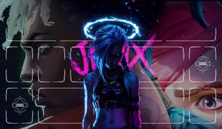 Playmat TCG Riftbound League of Legends Jinx