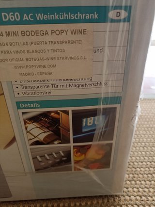 Vinoteca Mobicool termoeléctrica