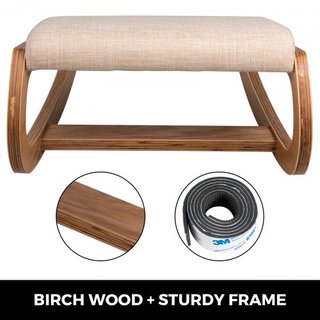 Silla de Rodillas Ergonómica con Capacidad de Carga de 99.8 kg Silla de Escritorio en Postura de Rodillas con Cojín para las Caderas Silla Ergonómica de Rodillas para Oficina en Casa Buena Postura...