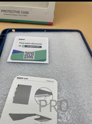 Custodia magnetica ESR per iPad Pro 11 2021/2020/2018, con comoda chiusura magnetica, Modalità automatica di riposo/attività, Supporto integrato per Pencil 2, Serie Rebound, Blu