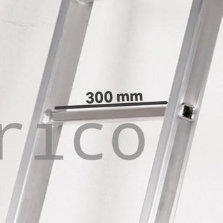 Escalera Aluminio Elite 2x14 - 4+4 M - 80-80x30mm